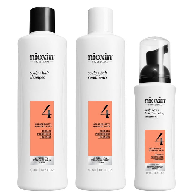 Nioxin System 4 Loyalty Kit Progressed Thinning - 300+300+100ml