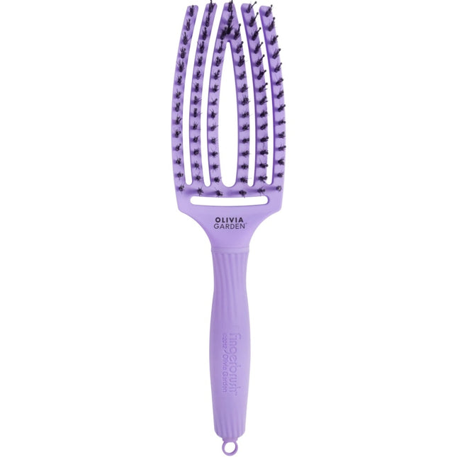 Olivia Garden Finger Brush Combo Medium Lavender Haarborstel