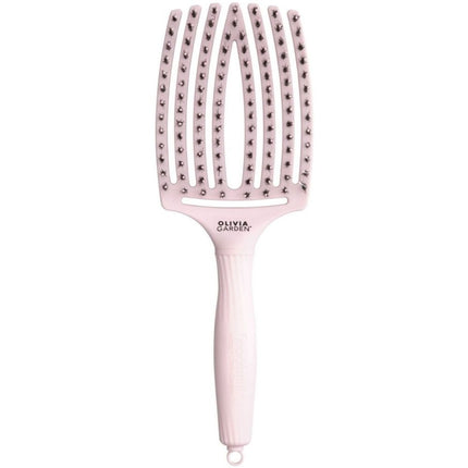 Olivia Garden Finger Brush Combo Medium Pastel Pink Haarborstel - Medium