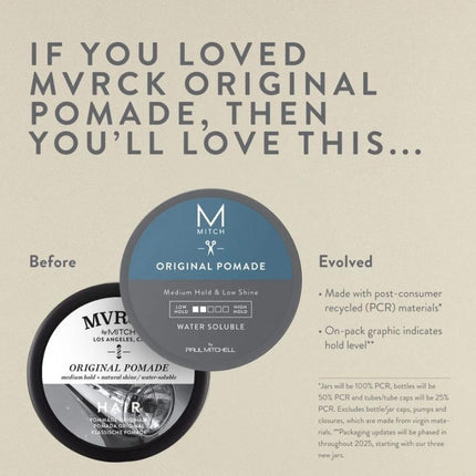 Paul Mitchell MITCH Original Pomade Water Soluble Medium Hold Low Shine - 85g