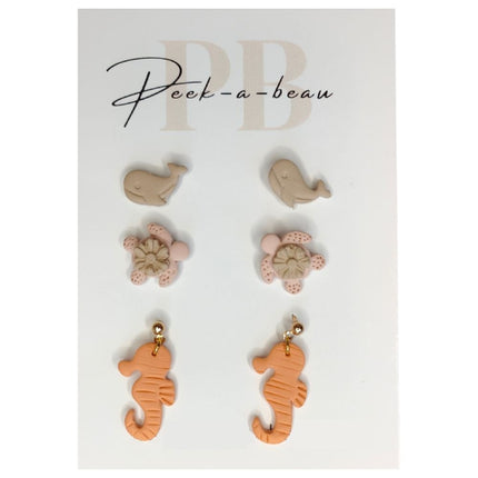 Peek a Beau Sea Kinderoorbelletjes Mix