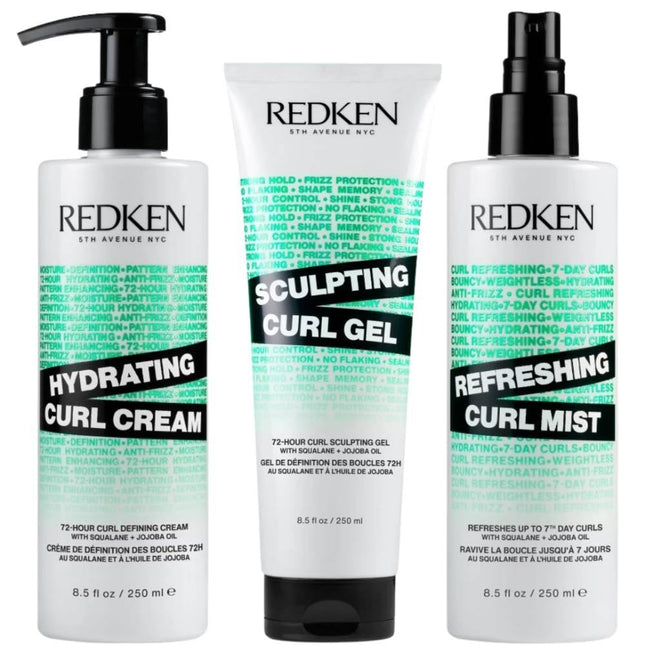 Redken Acidic Bonding Curls Styling Kit - 3x250ml