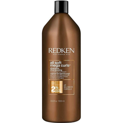 Redken All Soft Mega Curls Shampoo - 1000ml