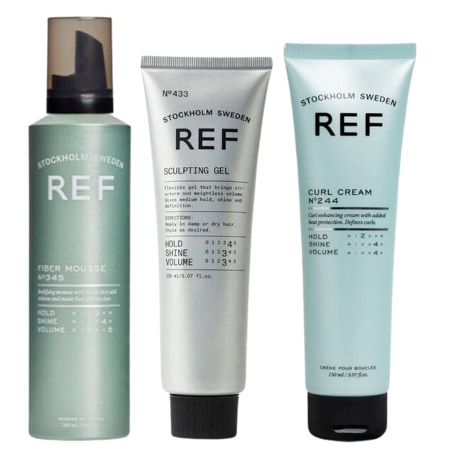 REF Perfect Curly Girl Styling Set - 250+150+150ml