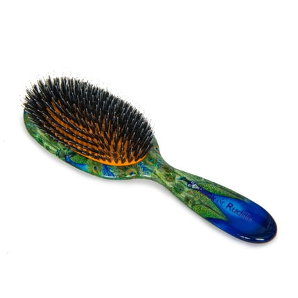 Rock & Ruddle Haarborstel Pauwen Groot