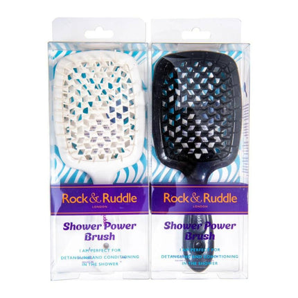 Rock & Ruddle Shower Power Haarborstel Zwart