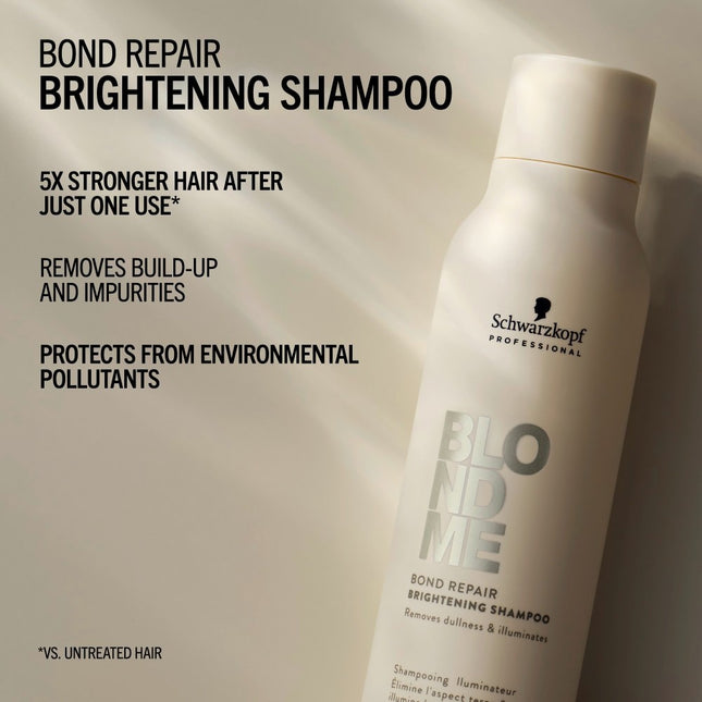 Schwarzkopf BlondMe Bond Repair Brightening Shampoo