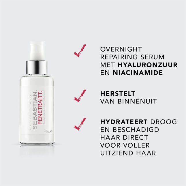 Sebastian Penetraitt Overnight Serum voor beschadigd haar - 95ml