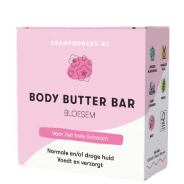 ShampooBars Body Butter Bar Bloesem Normale/Droge Huid - 45g