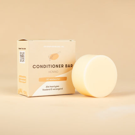 ShampooBars Conditioner Bar Honing Krullend & Droog Haar - 60g
