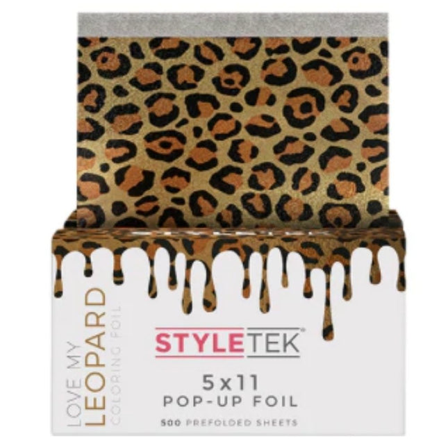 Styletek Voorgevouwen 5x11 Pop Up Leopard Folie - 500st
