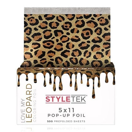 Styletek Voorgevouwen 5x11 Pop Up Leopard Folie - 500st