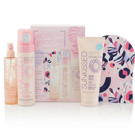 Sunkissed Natural Glow Collection Tanning Gift Set - Medium