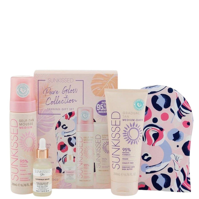 Sunkissed Pure Glow Collection Tanning Gift Set - Medium