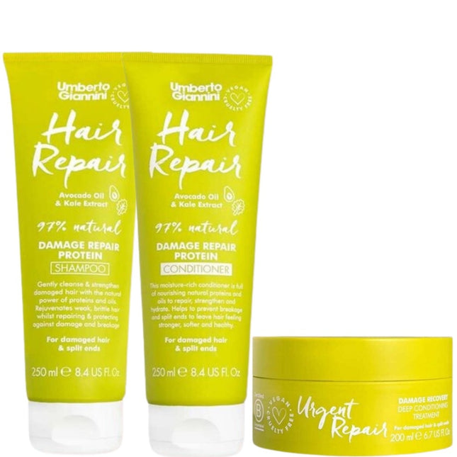 Umberto Giannini Hair Repair Set - 250+250+200ml