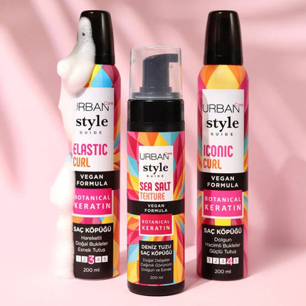 Urban Care Style Guide Elastic Curl Hair Mousse  - 200ml