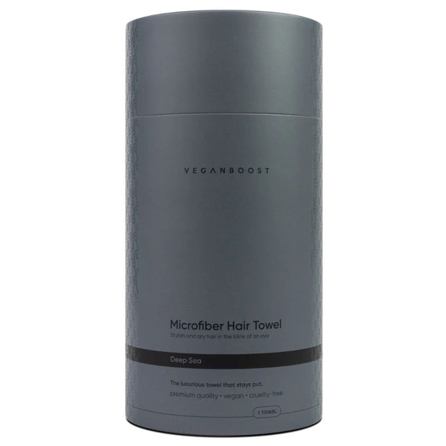 Veganboost Hair Towel Deepsea