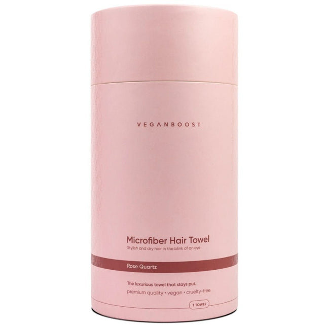Veganboost Hair Towel Rose Quartz