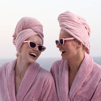 Veganboost Hair Towel Rose Quartz