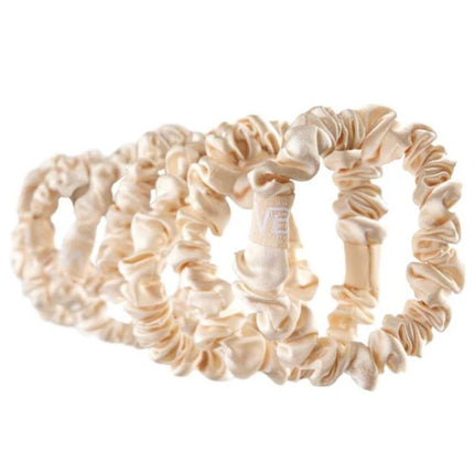Veganboost Satin Scrunchies Nude Small - 8pcs