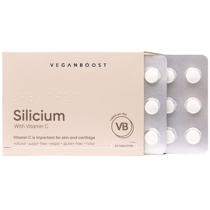 Veganboost Silicium + vitamine C - 30pcs