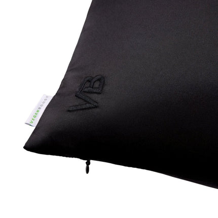 Veganboost The Satin Pillowcase Lava Stone Black