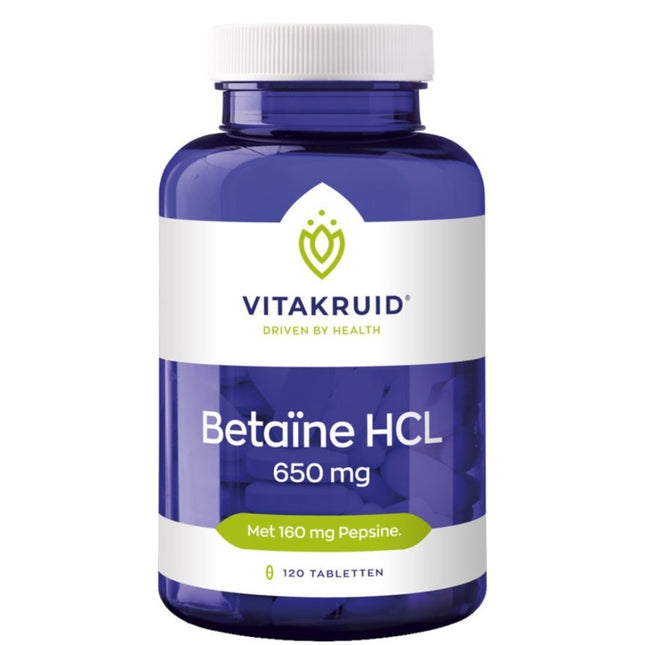 Vitakruid Betaïne HCL 650mg - 120pcs
