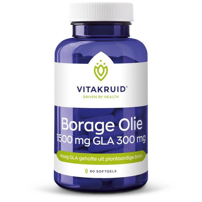 Vitakruid Borage Olie 1500mg GLA 300mg - 60st