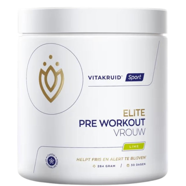 Vitakruid Elite Pre Workout Vrouw 30 dagen - 284gr