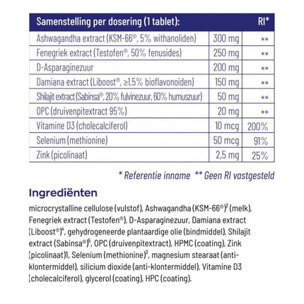 Vitakruid Homme Testosteronsupport