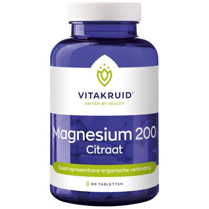 Vitakruid Magnesium 200 Citraat - 90pcs