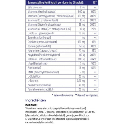 Vitakruid Multi Nacht - 30pcs