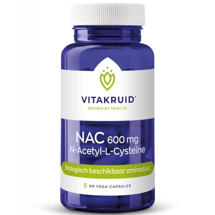 Vitakruid NAC 600 mg N-Acetyl-L-Cysteïne - 60pcs