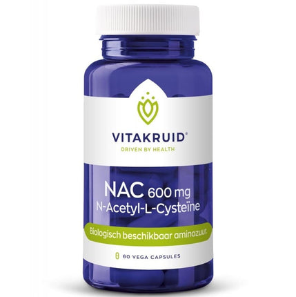 Vitakruid NAC 600 mg N-Acetyl-L-Cysteïne - 60pcs