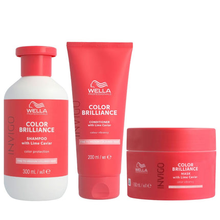 Wella Color Brilliance Fine Hair de Luxe Set - 300+200+150ml
