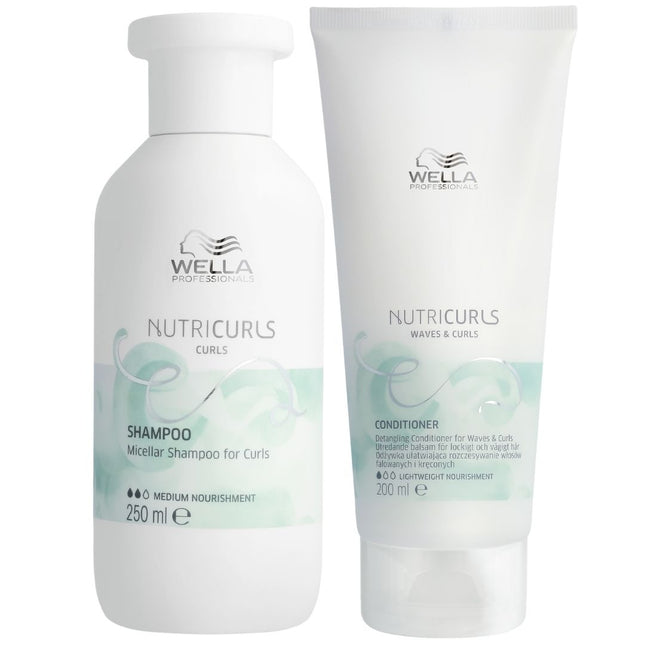 Wella Nutri Curls Duo Set Curls - 250+200ml