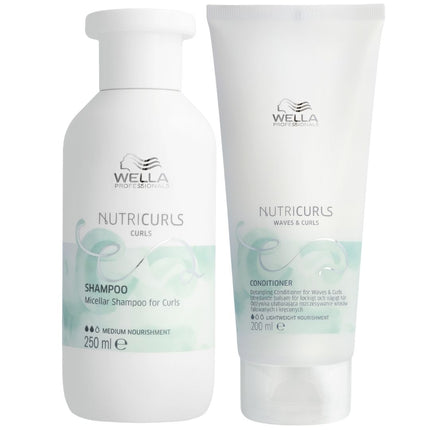 Wella Nutri Curls Duo Set Curls - 250+200ml