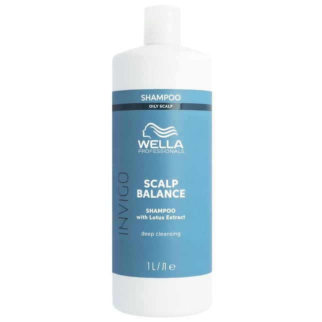 Wella Scalp Balance Oily Scalp (Aqua Pure) Shampoo - 1000ml