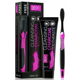 XOC Cleansing Charcoal Tandpasta + gratis tandenborstel - 100ml