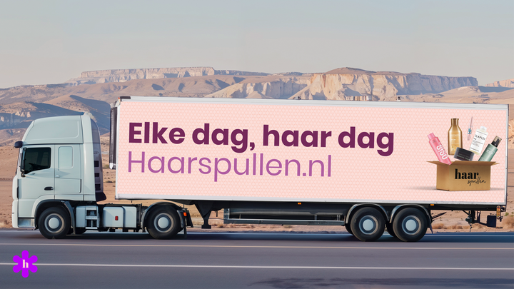 Heb jij ‘m al gespot? Onze nieuwe Haarspullen vrachtwagens rijden rond!
