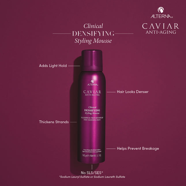 Alterna Caviar Clinical Densifying Styling Mousse - 145g