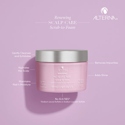 Alterna Renewing Scalp Care Scalp Scrub to Foam - 177ml
