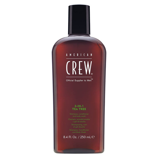 American Crew 3-in-1 Tea Tree shampoo, conditioner, body wash
