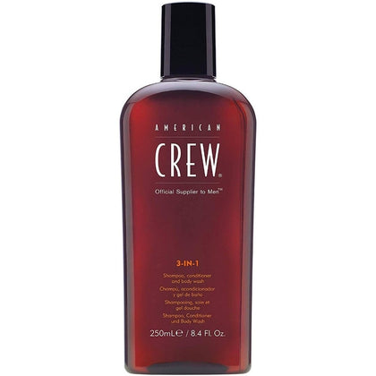 American Crew Classic 3-in-1 Shampoo, Conditioner & Body Wash