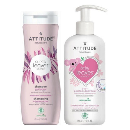 Attitude Family Hair Set - 2x473ml