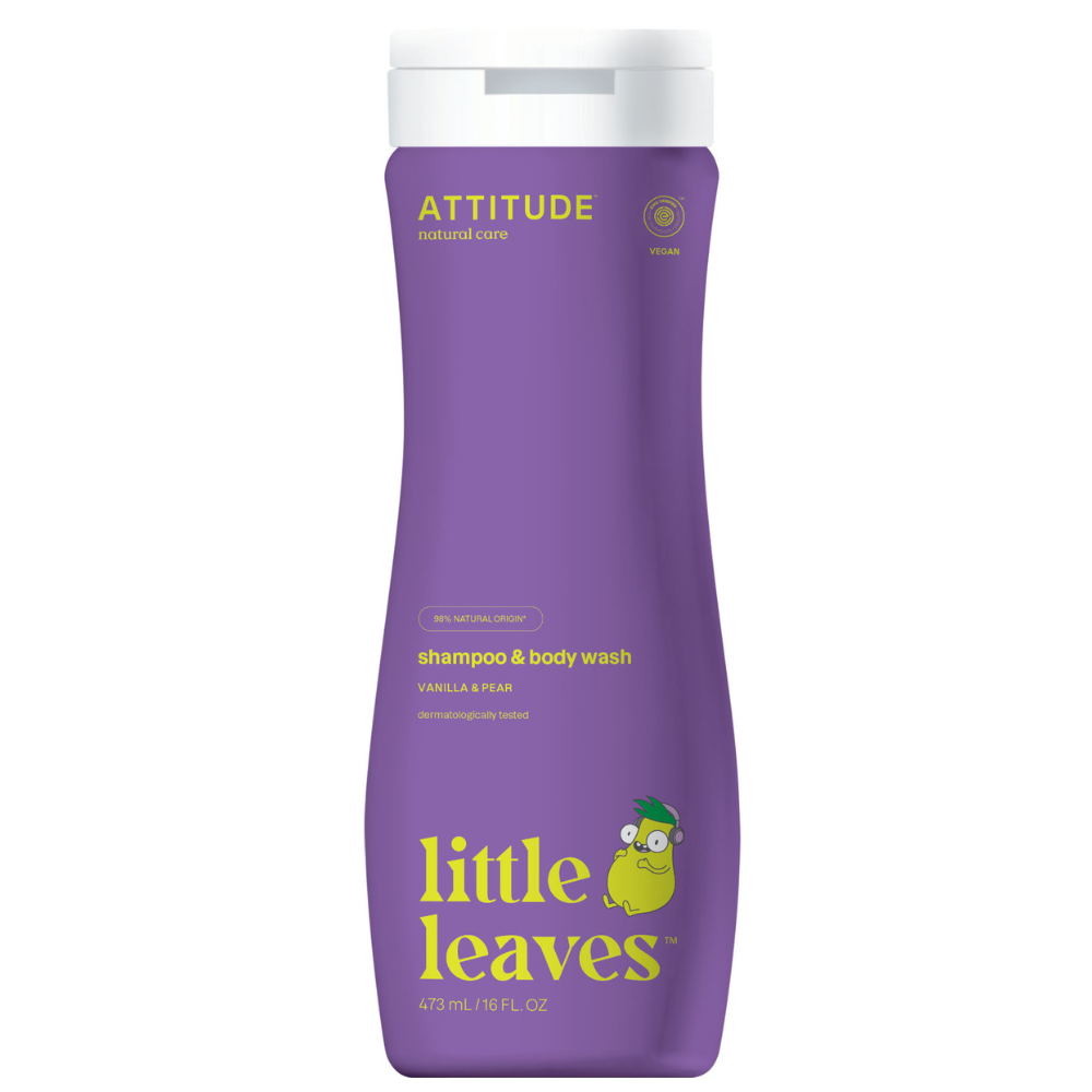 Attitude Little Leaves Kids Shampoo & Body Wash Vanilla & Pear - 473ml