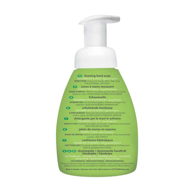 Attitude Little Leaves Schuimende Watermelon Cocos Handzeep - 295ml