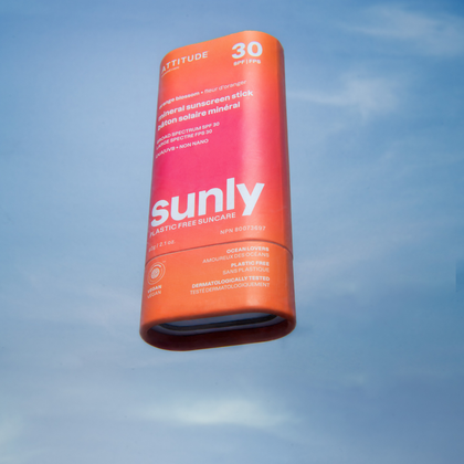 Attitude Sunly SPF30 Orange Blossom Plastic Free - 60gr.