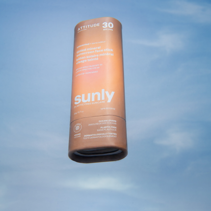 Attitude Sunly Tinted Face Stick Mineral Sunscreen SPF30 - 20gr.
