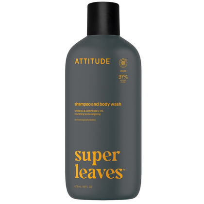 Attitude Super Leaves 2in1 Sport Shampoo & Body Wash - 473ml